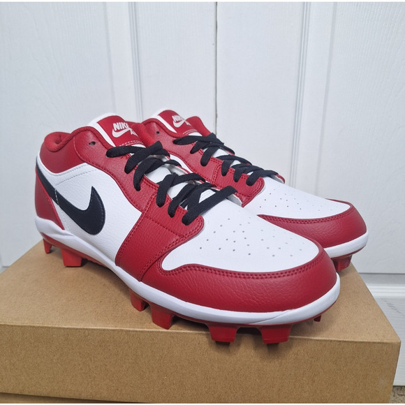 Air Jordan 1 Low MCS Chicago Baseball Cleats CJ8524-611 size 14 No Box main image 6